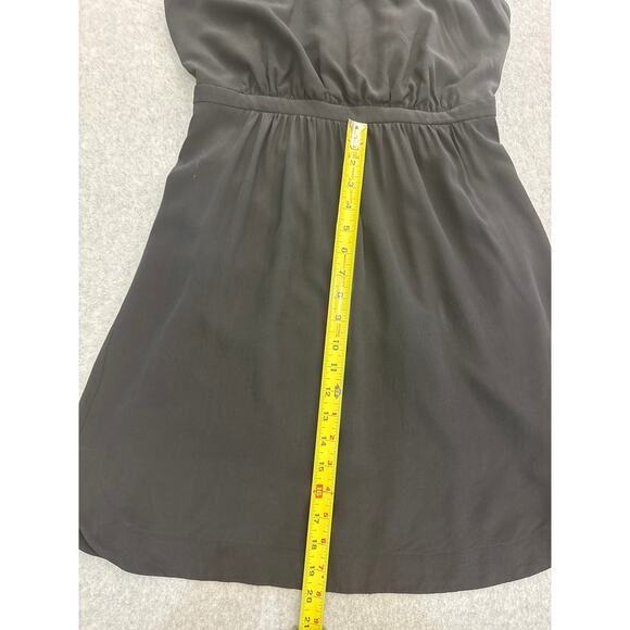 Madewell Black Silk Dress Size 6 - Picture 10 of 11